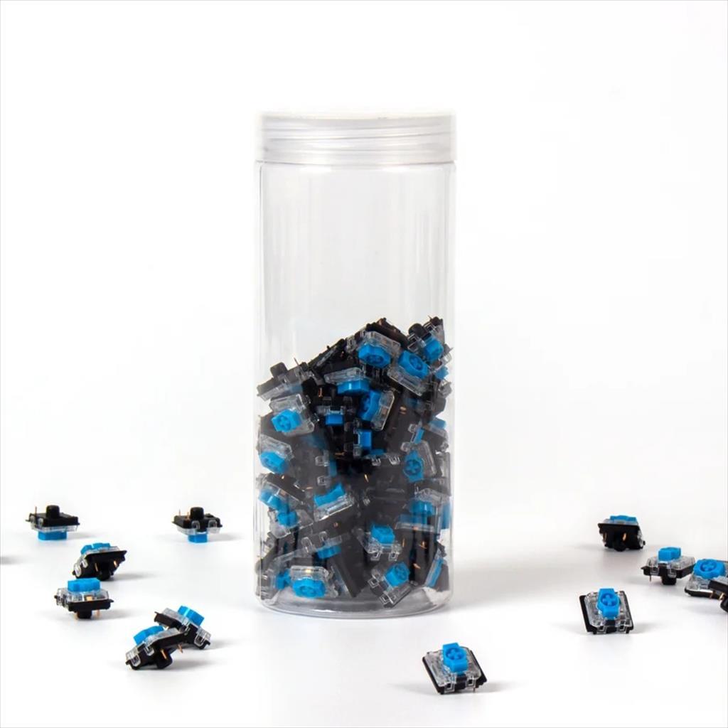 KEYBOARD SWITCH SET MECHANICAL LOW PROFILE 2.0 KEYCHRON Gateron G51 BLUE (x110 pieces) (for K1/K1SE/K3/K5/K5 SE/K7/K1;K3;K5;K7;K9;K11;K13 PRO/S1)