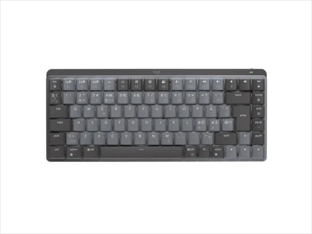 KEYBOARD WIRELESS LOGITECH MX MECHANICAL MINI MINIMALISTIC LINEAR switch Graphite Logi Bolt, w/Bluetooth, 920-010781
