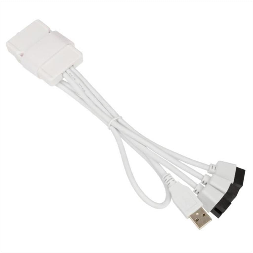 USB HUB 2.0, 3 INTERNAL, 1-to-3 Hub (Type A Male Port) LIAN LI  WHITE, PW-U2TPAW