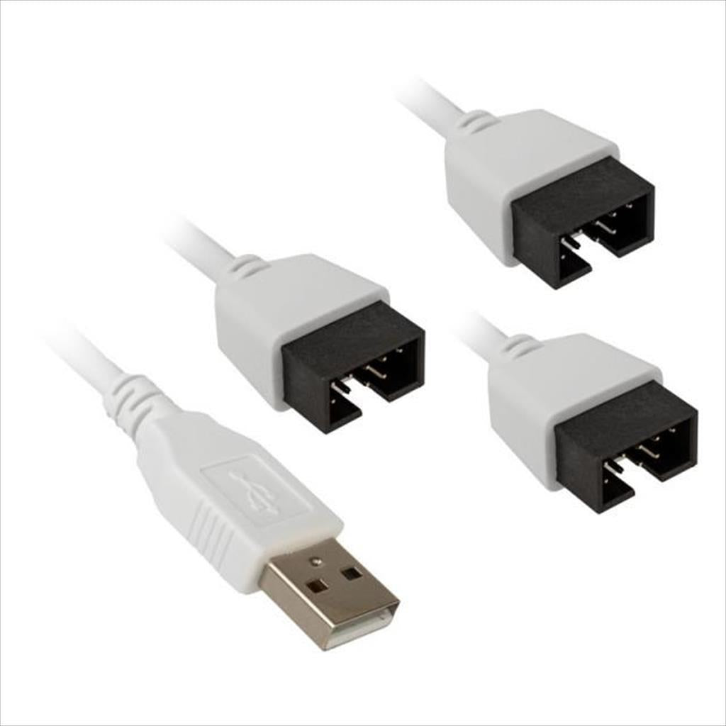 USB HUB 2.0, 3 INTERNAL, 1-to-3 Hub (Type A Male Port) LIAN LI  WHITE, PW-U2TPAW