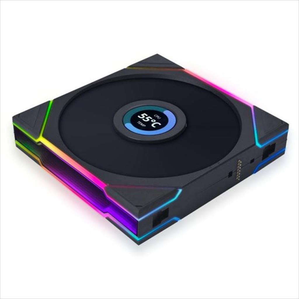 COOLERS CASE FAN 140mm LIAN LI UNI FAN TL LCD 140 A-RGB 1600 RPM PWM, Black, 14TLLCD1B