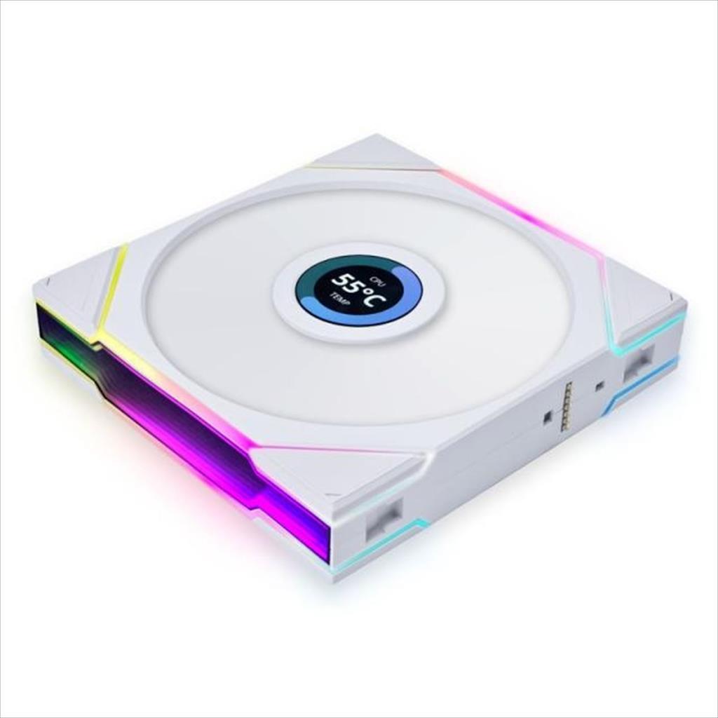 COOLERS CASE FAN 140mm LIAN LI UNI FAN TL LCD 140 A-RGB 1600 RPM PWM, White, 14TLLCD1W
