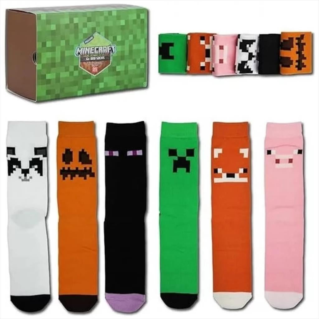 GAME ODD SOCKS PALADONE-MINECRAFT Size 36-41 (x6 pcs pack) PP9471MCF