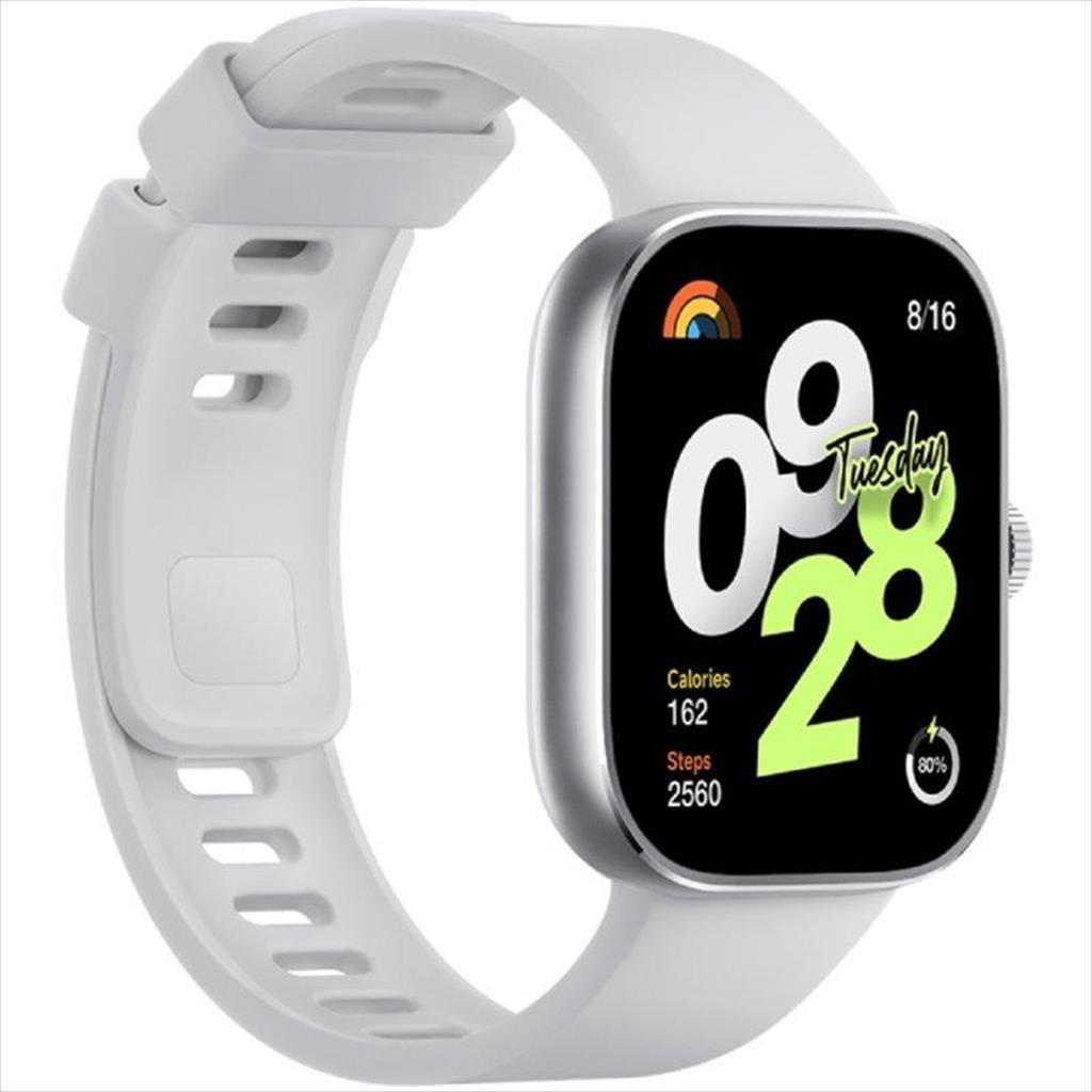 SMARTWATCH XIAOMI REDMI WATCH 4, 1.97" AMOLED display (150+ sports modes) SILVER GRAY