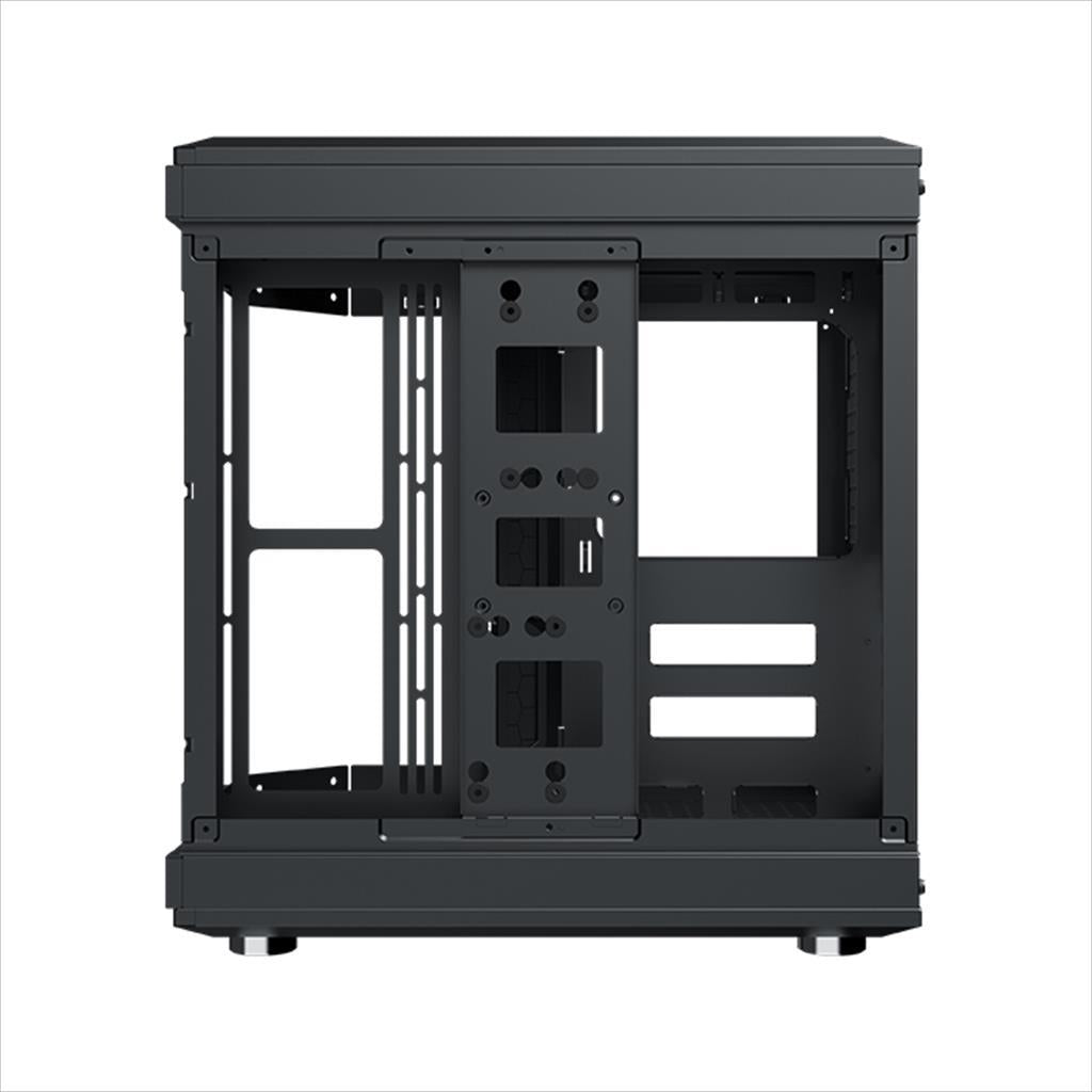 CASE XIGMATEK ATX mid-Tower CUBI BLACK w/3xTG, 6x120mm Z20A ARGB Galaxy II Fan Control Kit,USB type C, EN41938