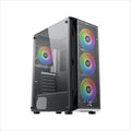 CASE XIGMATEK ATX mid-Tower GAMING X BLACK w/TG, metalic mesh FP, 4x120mm X24F FIXED RGB, EN46621