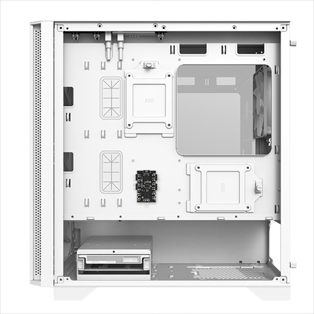 CASE MONTECH mATX AIR 100 ARGB w/ Tempered glass, 4x120mm ARGB fans, White