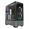 CASE MONTECH ATX SKY TWO ARGB w/ 2xTempered glass, 4x120mm ARGB PWM fans, Black