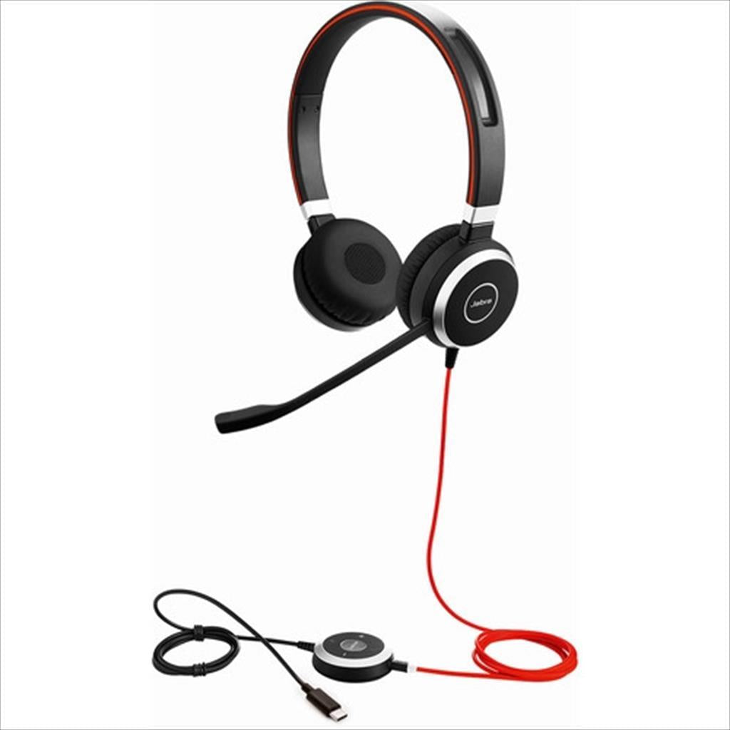 HEADPHONES JABRA EVOLVE 40 USB-C MS stereo w/mic  6399-823-189