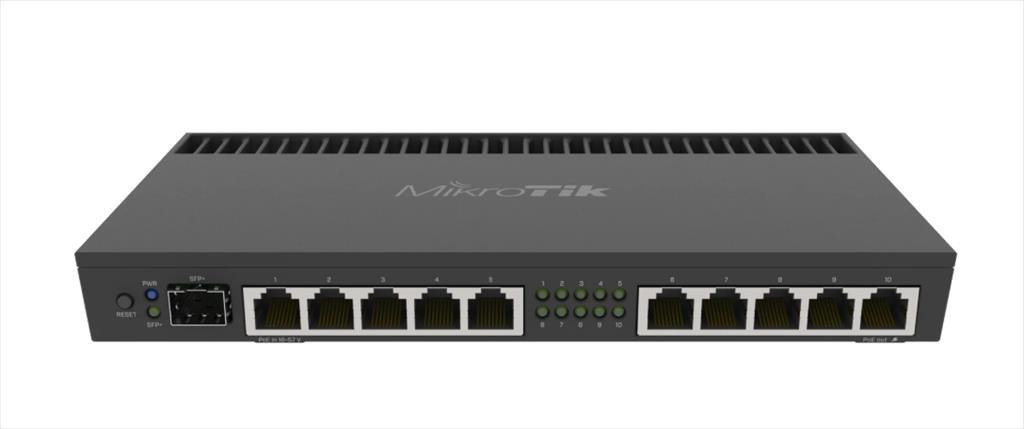 NET ROUTER MIKROTIK RB4011iGS+RM 10xGigabit LAN, 1SFP+, PoE