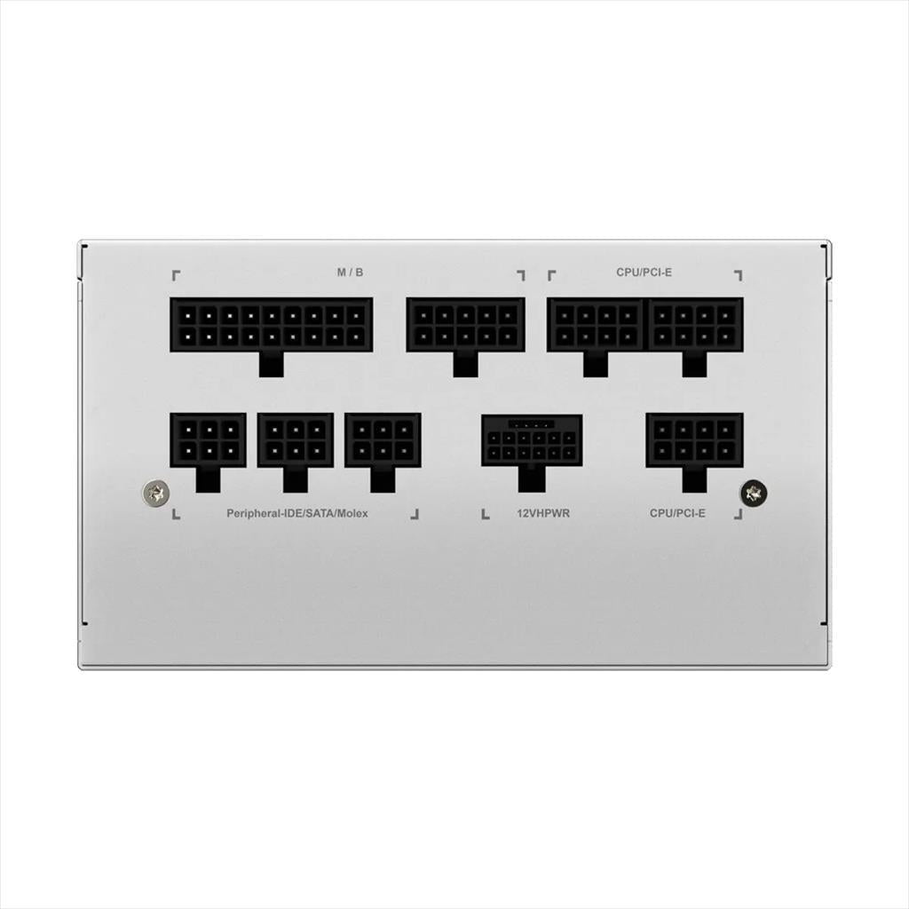 PSU 850W GIGABYTE UD850GM PG5W 80 PLUS GOLD w/PCIE 5.0, FULL MODULAR, WHITE, GP-UD850GM PG5W