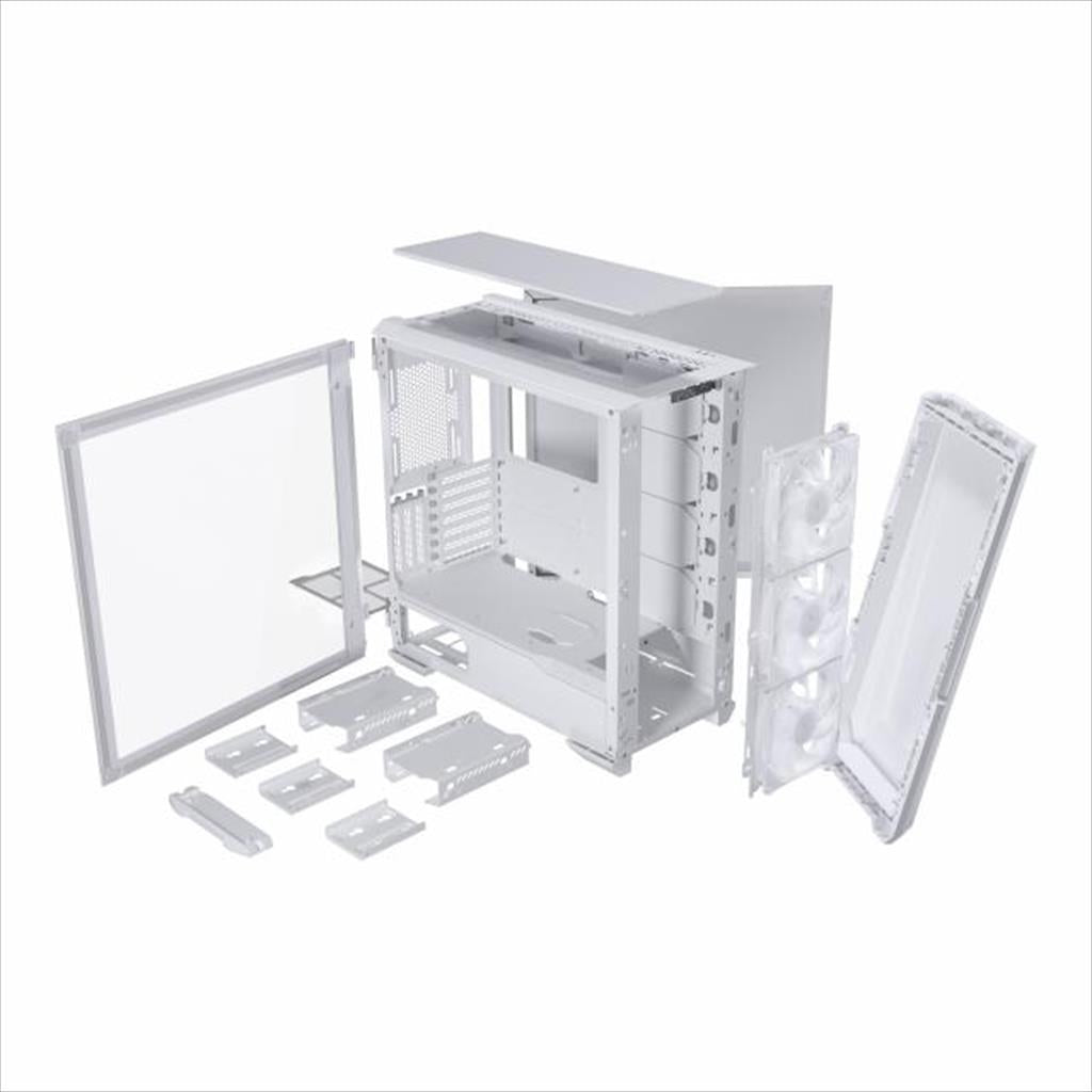 CASE PHANTEKS E-ATX Mid-Tower Eclipse G500A w/Tempered glass, D-RGB Illumination w/3x140mm,GPU mount, White, PH-EC500GA_DMW01A