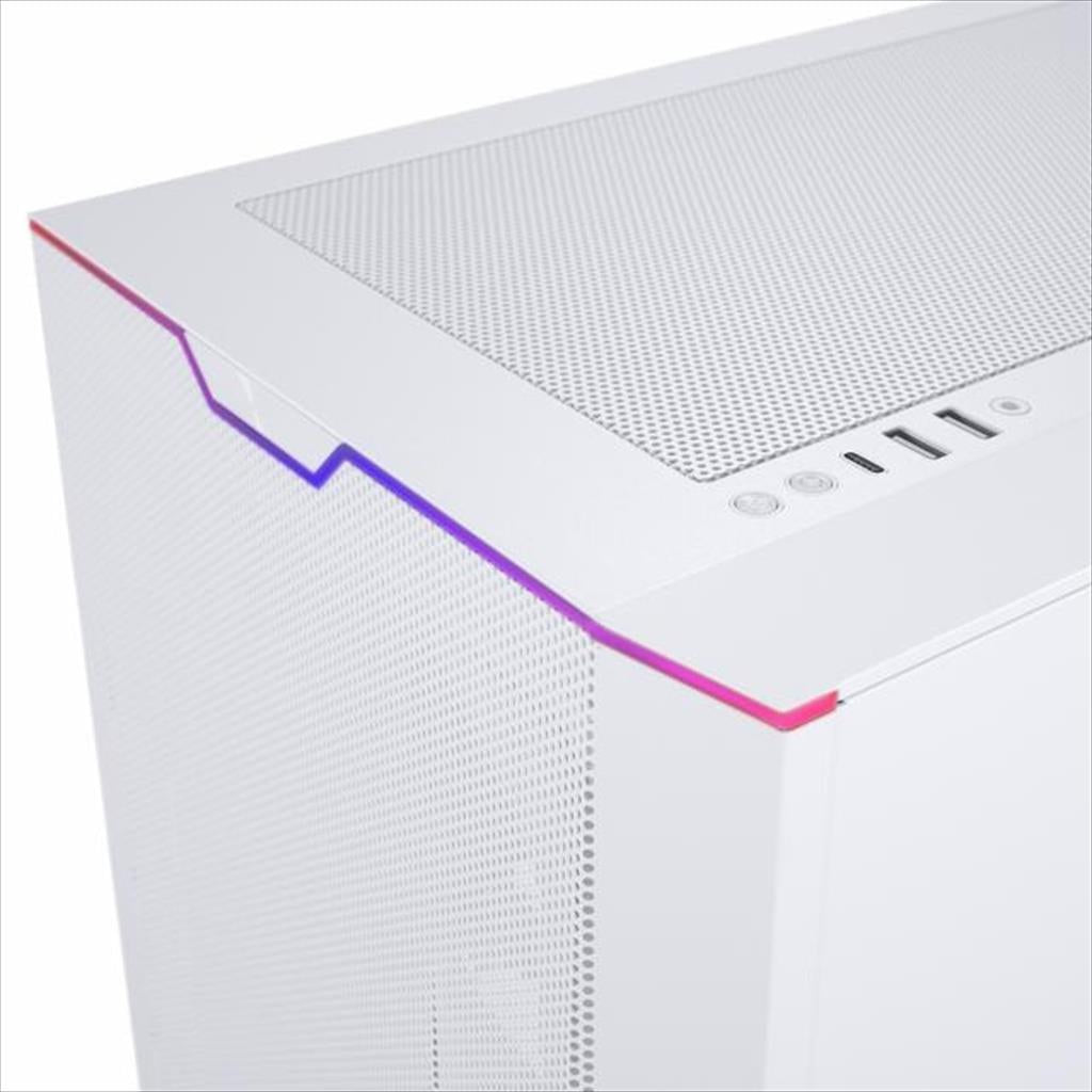 CASE PHANTEKS E-ATX Mid-Tower Eclipse G500A w/Tempered glass, D-RGB Illumination w/3x140mm,GPU mount, White, PH-EC500GA_DMW01A