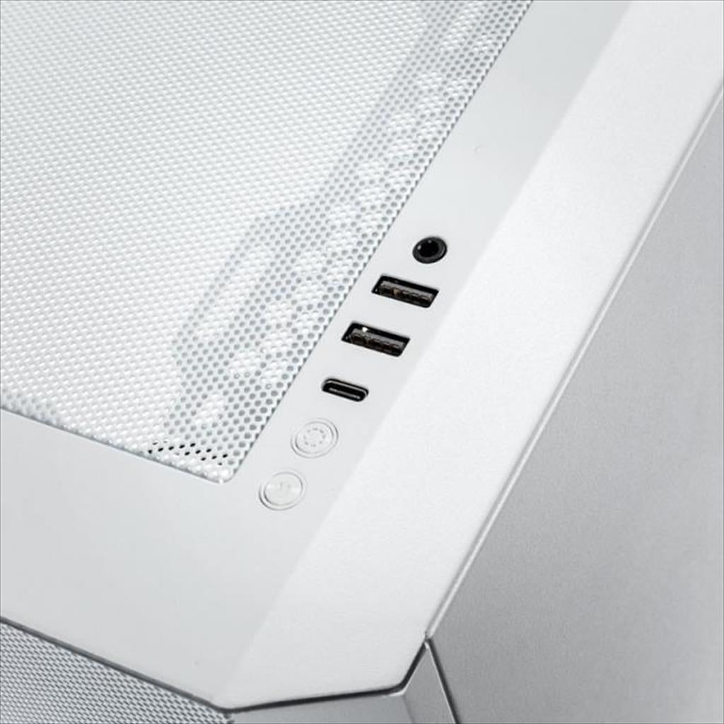 CASE PHANTEKS E-ATX Mid-Tower Eclipse G500A w/Tempered glass, D-RGB Illumination w/3x140mm,GPU mount, White, PH-EC500GA_DMW01A