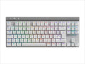 KEYBOARD MECHANICAL LOGITECH G515 TKL LIGHTSPEED WIRELESS RGB GL TACTILE WHITE w/bluetooth US layout 920-012539