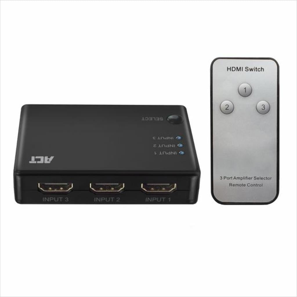 CONVERTOR SPLITTER ACT 4K HDMI (F) TO 2xHDMI (F) w/Remote AC7845
