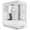 CASE HYTE ATX Mid-Tower Y40, x2 Tempered glass, 2x 120mm fans, w/riser 4.0 cable, USB 3.2 Type C, Snow White, CS-HYTE-Y40-WW