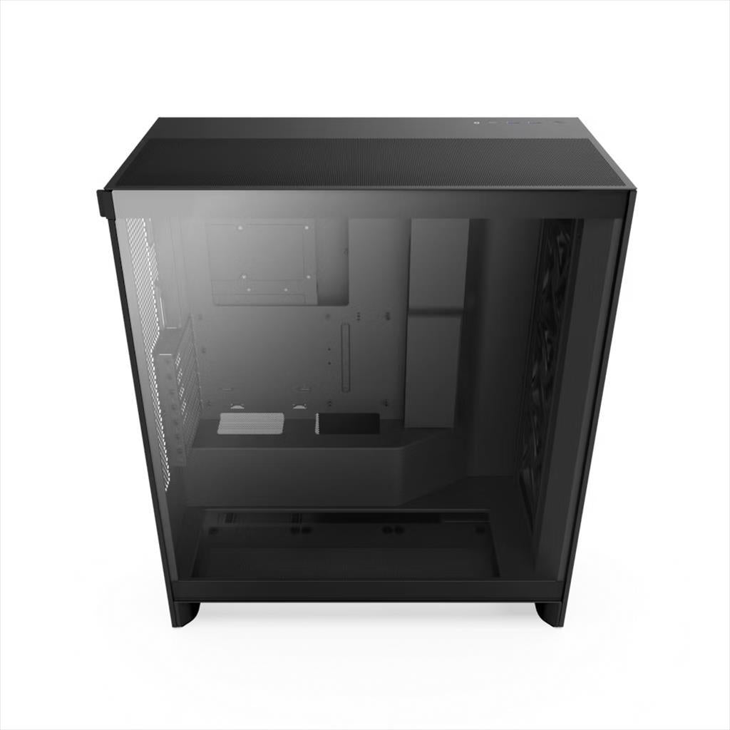 CASE NZXT E-ATX Mid-Tower H7 FLOW (2024) w/WINDOW Front & top MESH 3xF120Q Quiet fans, USB 3.2 type-C, 2xUSB 3.2 type A, Matte Black CM-H72FB-01