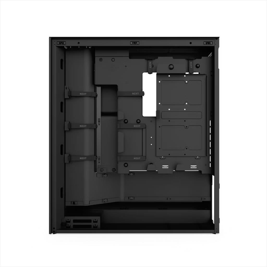 CASE NZXT E-ATX Mid-Tower H7 FLOW (2024) w/WINDOW Front & top MESH 3xF120Q Quiet fans, USB 3.2 type-C, 2xUSB 3.2 type A, Matte Black CM-H72FB-01