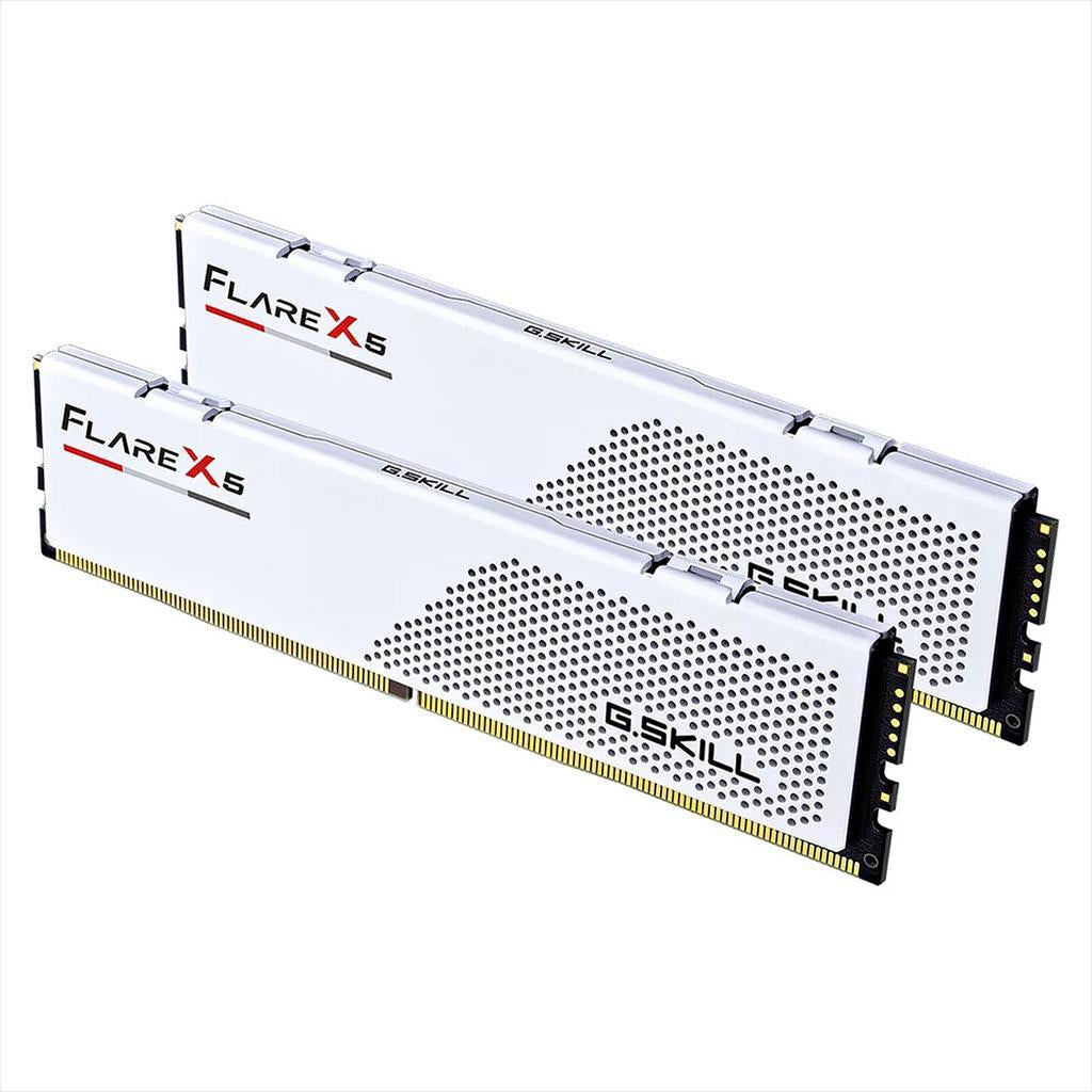 RAM DDR5 32GB(2x16GB) 6400MHz CL32 G.SKILL Flare X5 AMD EXPO matte white F5-6400J3240G16GX2-FX5W