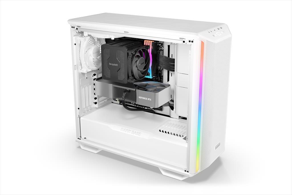 CASE BE QUIET! ATX Mid-Tower Dark Base 701, 3x140mm Silent Wings 4 PWM,Fan controller, w/WINDOW, АRGB LED illumination, White BGW59