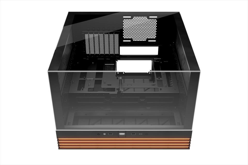 CASE BE QUIET! ATX Mid-Tower Light Base 600 DX, w/2x Tempered glass, ARGB LED strips and 2 hubs, inverted layout, Black BGW65