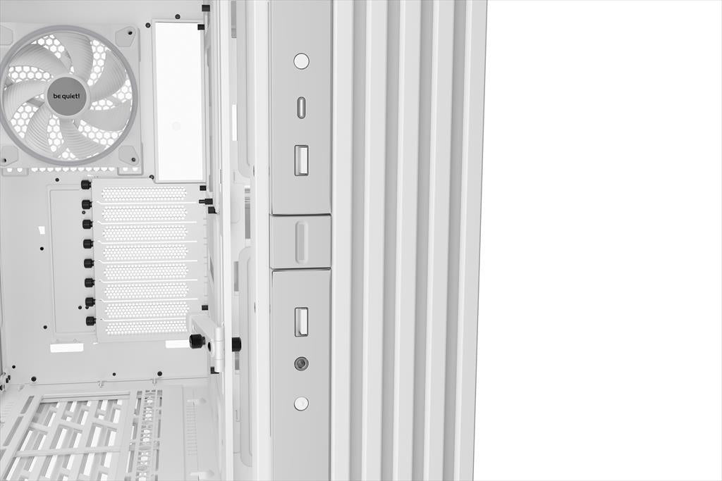 CASE BE QUIET! E-ATX Mid-Tower Light Base 900 DX, w/2x Tempered glass, ARGB LED strips and 2 hubs, inverted layout, White BGW70