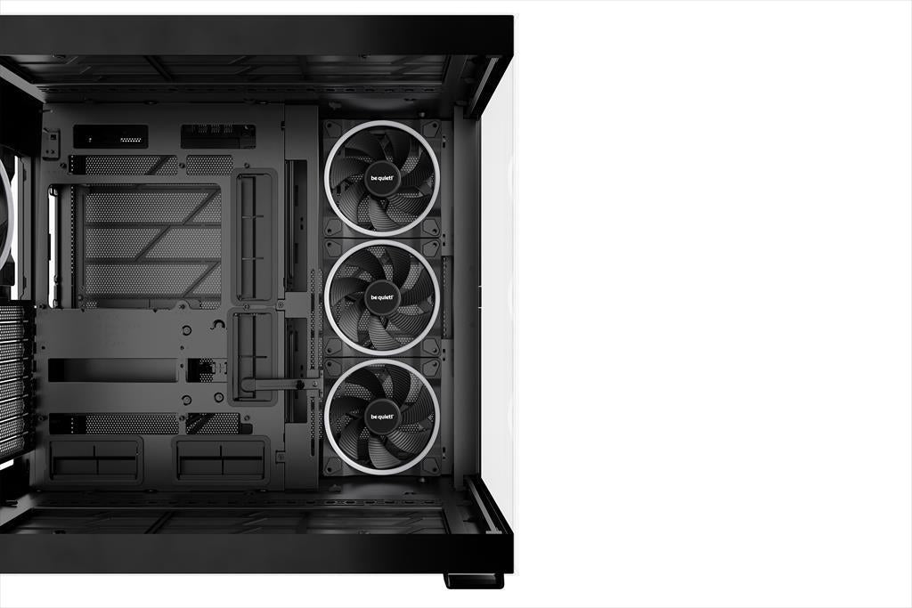 CASE BE QUIET! ATX Mid-Tower Light Base 900 FX, w/2x Tempered glass, 4x Light Wings 140mm PWM, ARGB LED strips and 2 hubs, inverted layout, Black BGW71