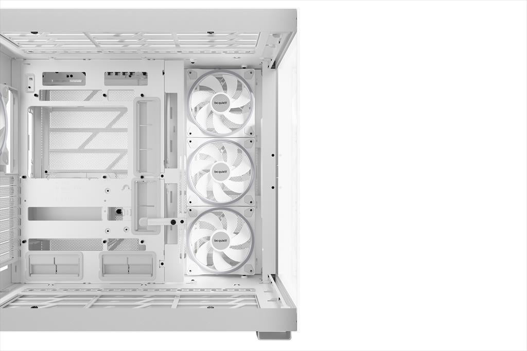 CASE BE QUIET! ATX Mid-Tower Light Base 900 FX, w/2x Tempered glass, 4x Light Wings 140mm PWM, ARGB LED strips and 2 hubs, inverted layout, White BGW72