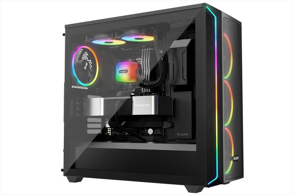 COOLERS CPU AIO BE QUIET! LIGHT LOOP 240 2x120mm Light Wings LX 120mm ARGB PWM, w/REFFIL OPTION, ARGB LED on pump, w/ARGB HUB, BW020