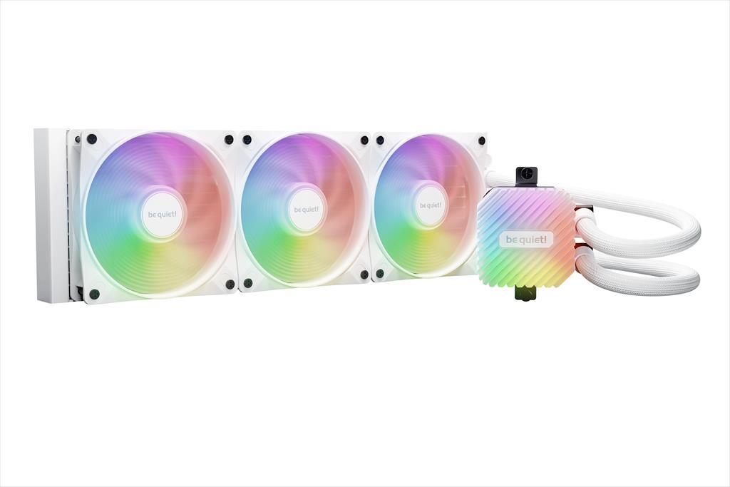 COOLERS CPU AIO BE QUIET! LIGHT LOOP 360 White, 3x120mm Light Wings LX 120mm ARGB PWM, w/REFFIL OPTION, ARGB LED on pump, w/ARGB HUB, BW023