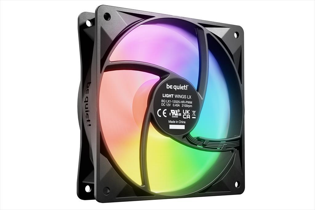 COOLERS CASE FAN 120mm BE QUIET! LIGHT WINGS LX PWM high-speed 2.100rpm, rifle-bearing, BL123