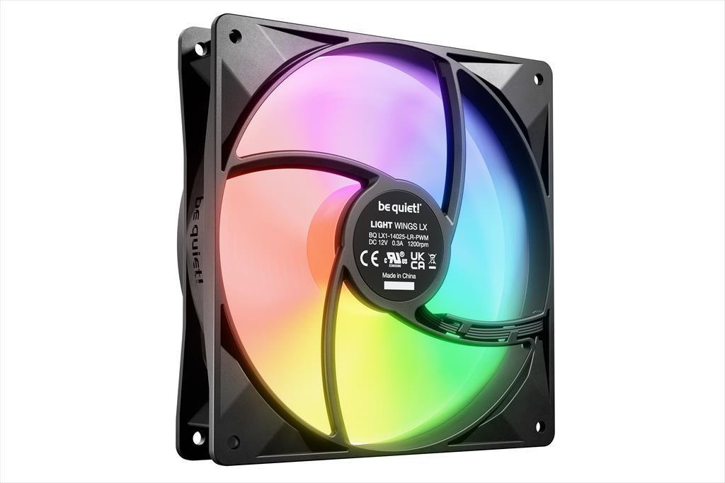 COOLERS CASE FAN 3x140mm BE QUIET! LIGHT WINGS LX PWM 3-Pack 1.200rpm, rifle-bearing, BL127