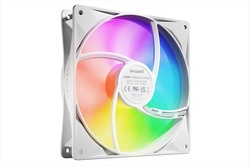 COOLERS CASE FAN 3x140mm BE QUIET! LIGHT WINGS LX PWM White 3-Pack 1.200rpm, rifle-bearing, BL128