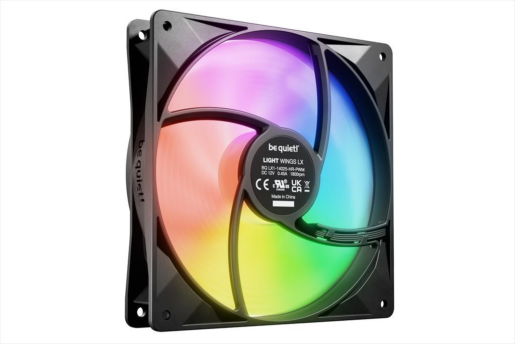 COOLERS CASE FAN 140mm BE QUIET! LIGHT WINGS LX PWM high-speed 1.800rpm, rifle-bearing, BL129