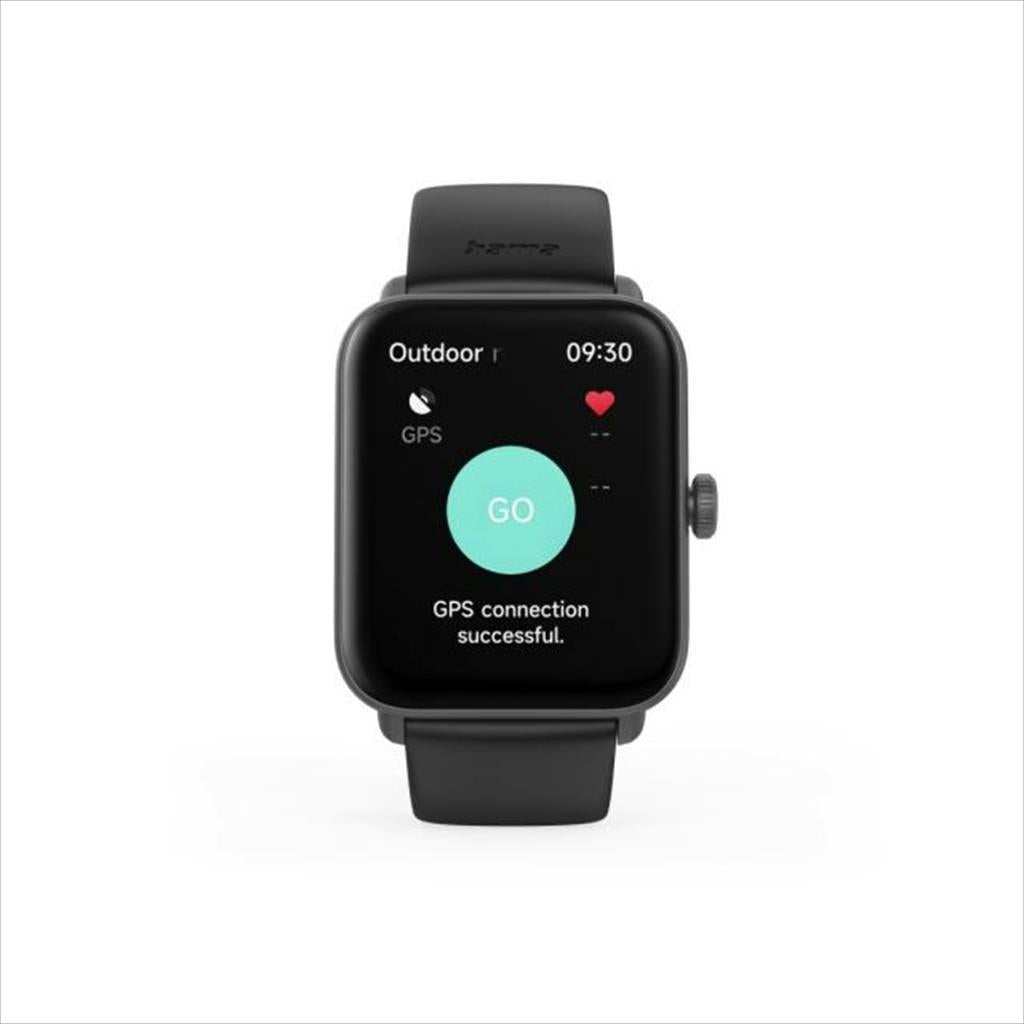 SMARTWATCH HAMA 6010 WATCH 1.65" TFT display, Phone Function, Black 178619
