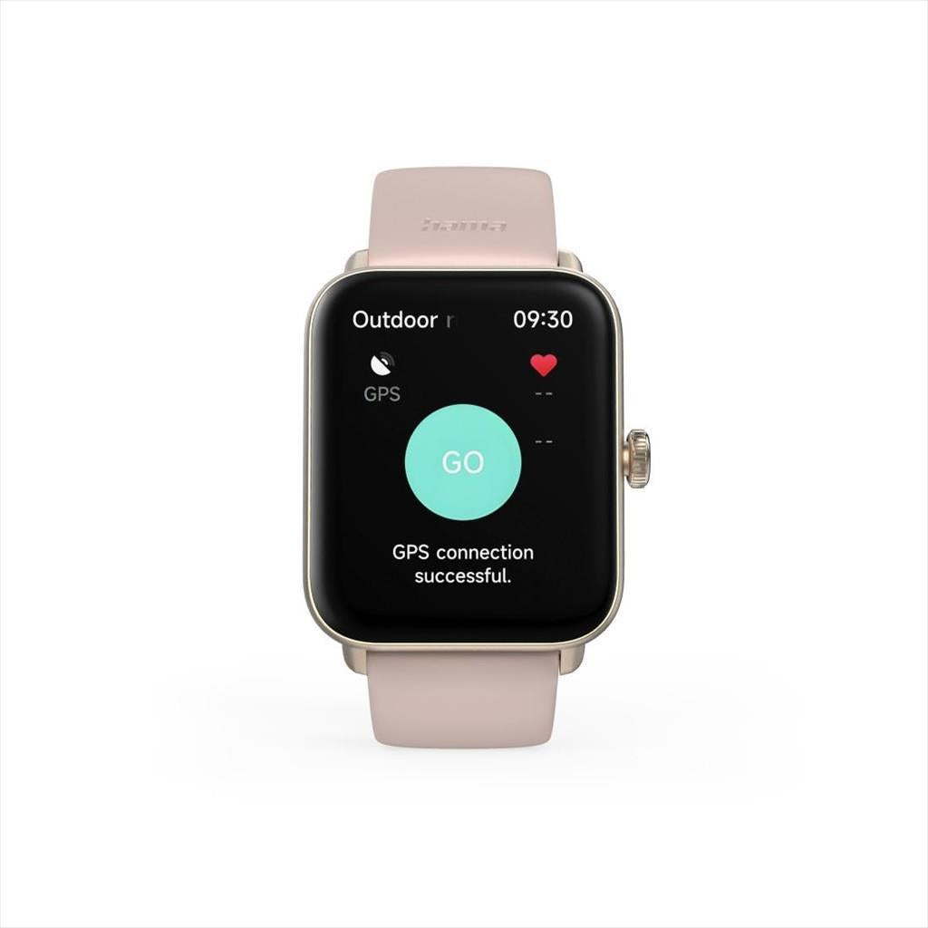 SMARTWATCH HAMA 6010 WATCH 1.65" TFT display Phone Function, Pink 178620