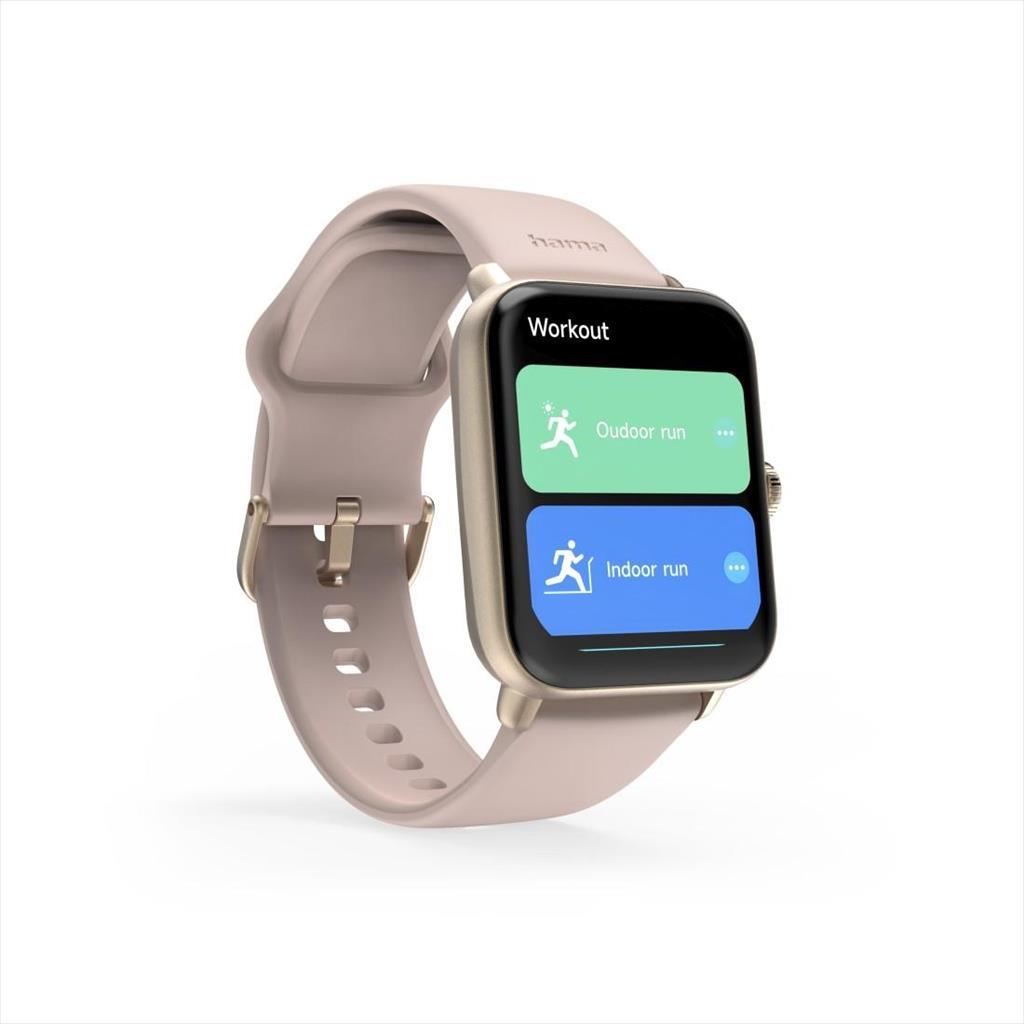 SMARTWATCH HAMA 6010 WATCH 1.65" TFT display Phone Function, Pink 178620