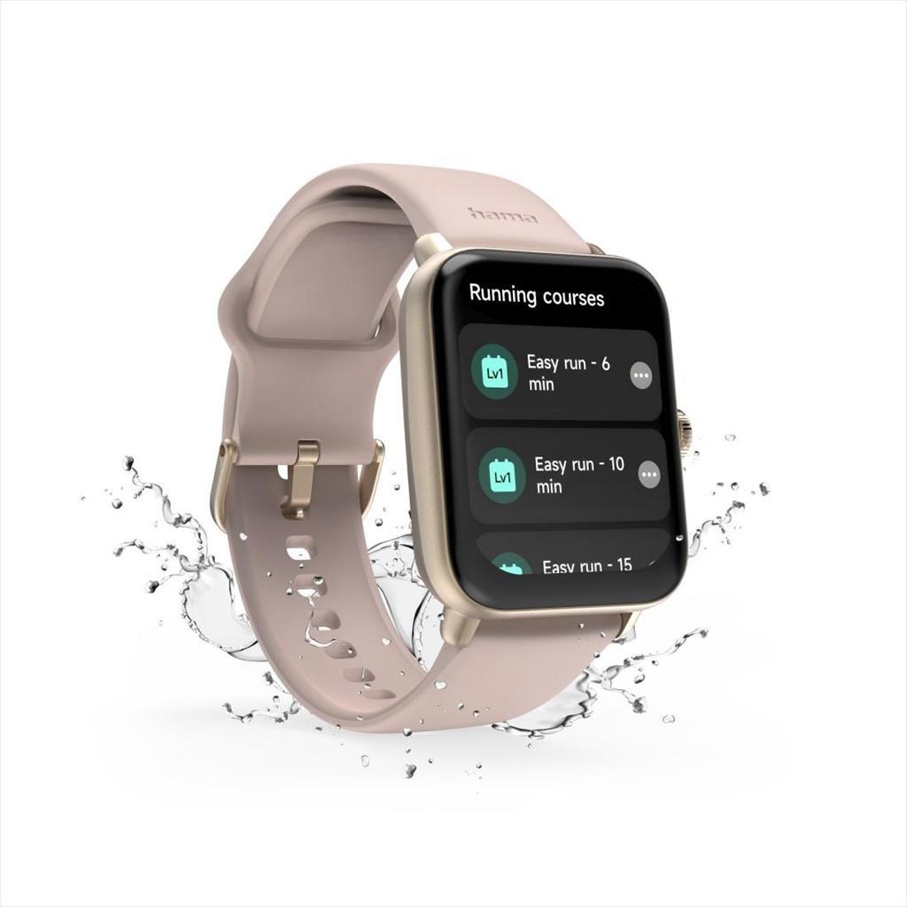 SMARTWATCH HAMA 6010 WATCH 1.65" TFT display Phone Function, Pink 178620