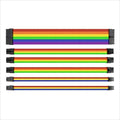 EXTENSION PSU KIT THERMALTAKE TTMOD ATX 24-pin, CPU 4+4-pin, PCI-E 8-pin x2, PCI-E 6-pin x2, w/cable comb RAINBOW (RED/ORANGE/YELLOW/GREEN/BLUE/VIOLET)  AC-049-CN 1NAN