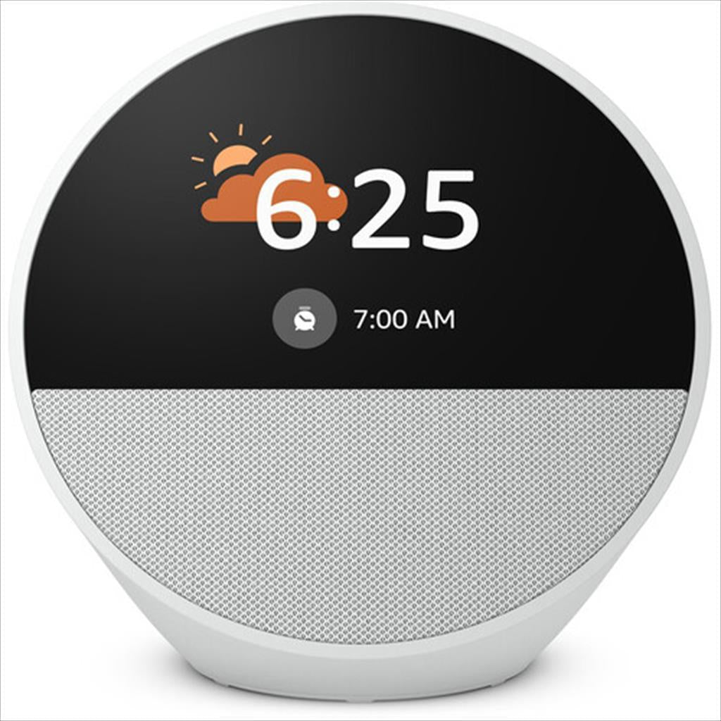 SMART CLOCK AMAZON ECHO SPOT (2024), GLACIER WHITE, B0C2RSK776