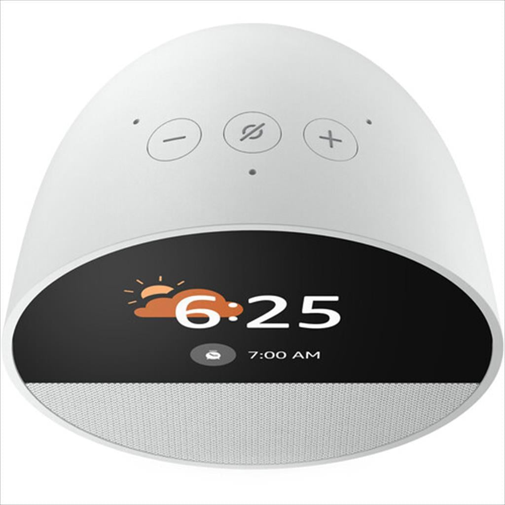 SMART CLOCK AMAZON ECHO SPOT (2024), GLACIER WHITE, B0C2RSK776