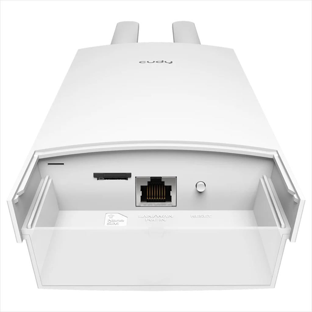 NET ROUTER WIRELESS OUTDOOR CUDY LT500 AC1200 4G LTE Cat.4 w/2 antennas, 1x WAN/LAN port