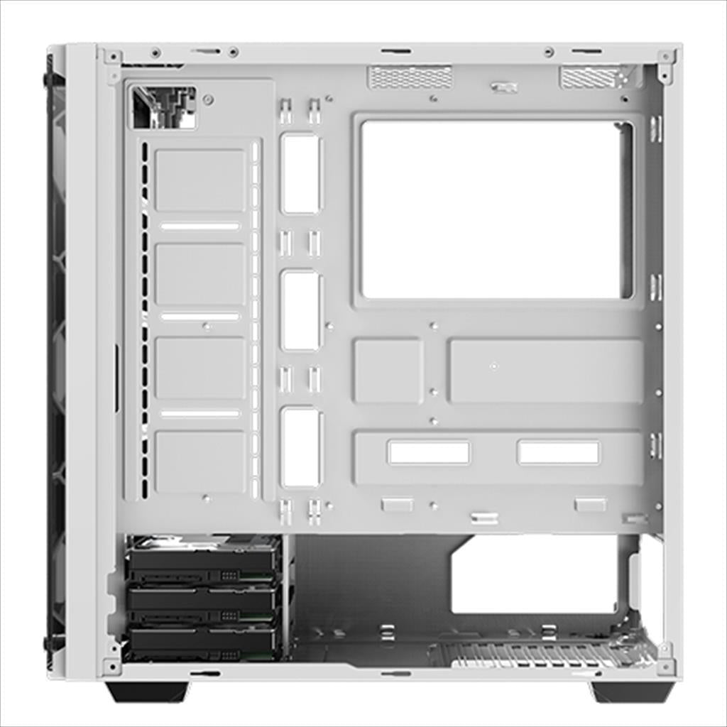CASE XIGMATEK E-ATX mid-Tower VENOM X ARCTIC w/2xTempered glass , 4x120mm CY120 LED RGB fan, EN45785