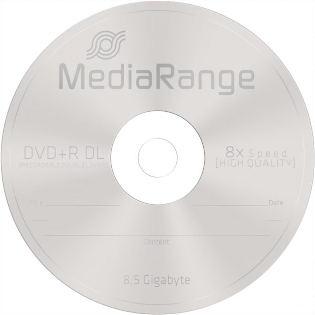 DVD-R 8,5GB DL 8x MEDIARANGE 25pcs