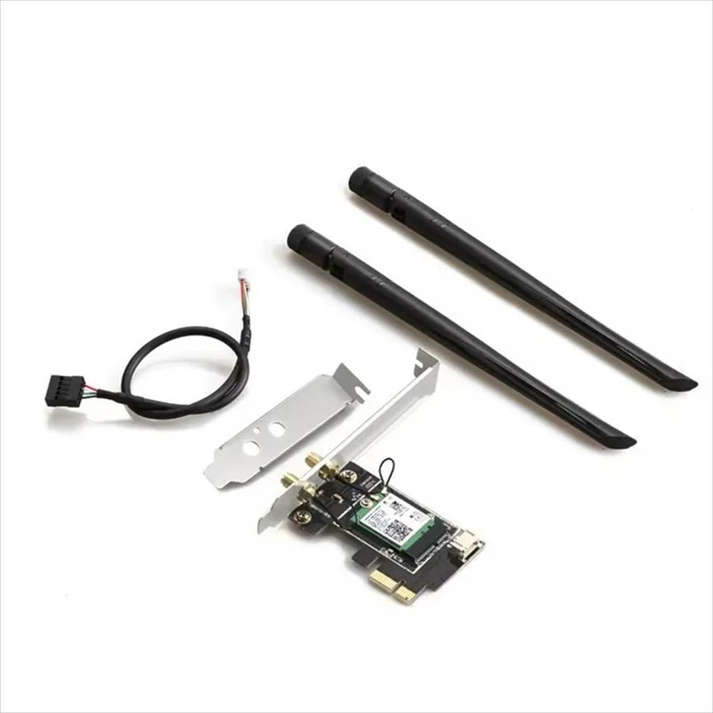 NET LAN WIRELESS PCI-E 3000Mbs Dual Band WiFi 6 DIEWU TXA076 Chipset: Intel/ AS200