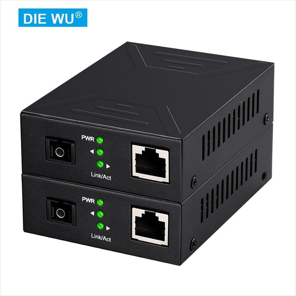 NET MEDIA CONVERTOR DIEWU TXE045 10/100M TO 100M SC up to 20KM