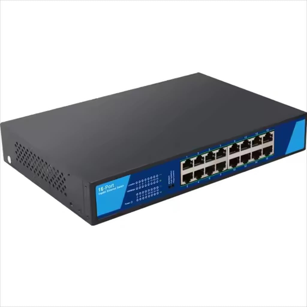 NET Switch DIEWU 16-port 10/100/1000 TXE264B 13" METAL