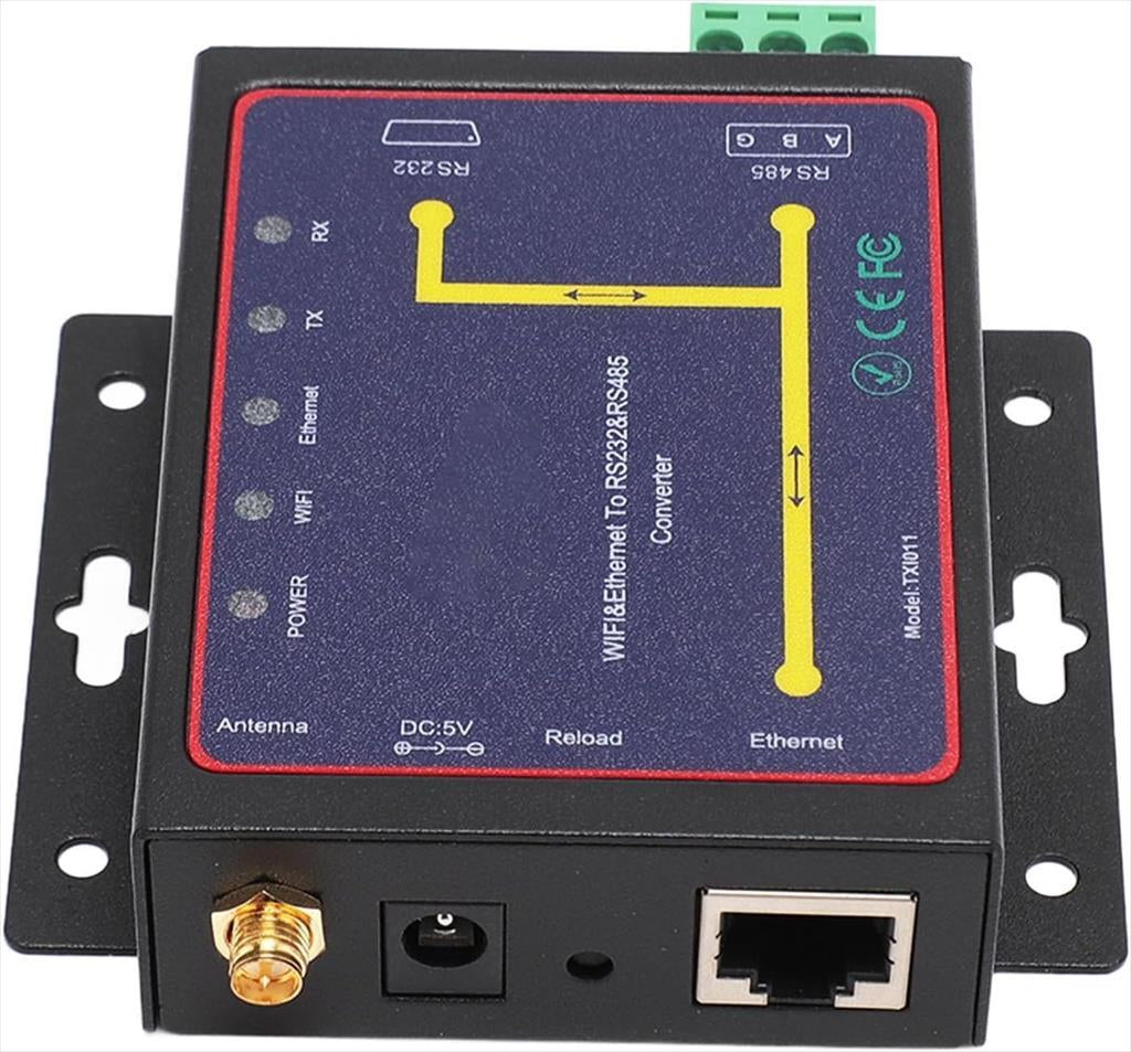 CONVERTOR WiFi TO RS232/RS485, DIEWU TXI011, Bi Directional, Chipset: TXIC/TX011