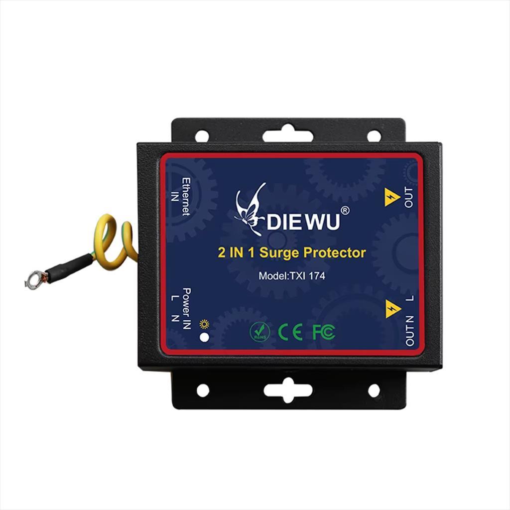 NET SURGE PROTECTOR Gigabit Network AC220V DIEWU TXI174